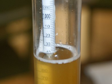 Specific Gravity To Alcohol Content Chart